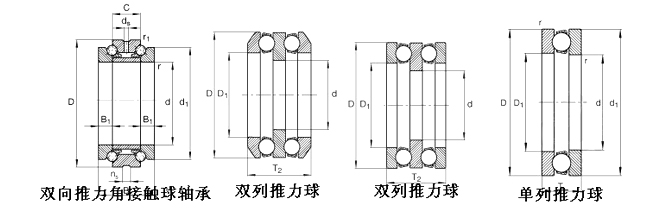 NSK-53424X軸承-推力球軸承